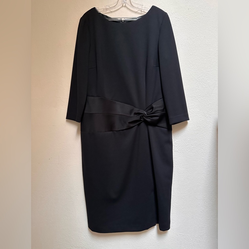 Liz Claiborne Black Long Sleeve Dress - Picture 2 of 6